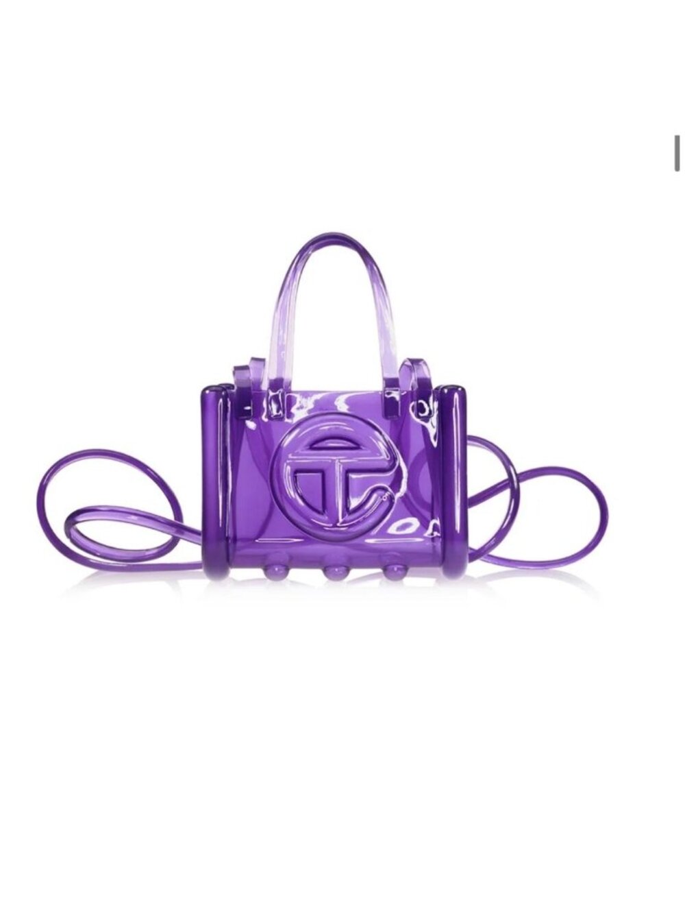 TELFAR x Melissa Purple Small Jelly Shopping Tote NEW NWT